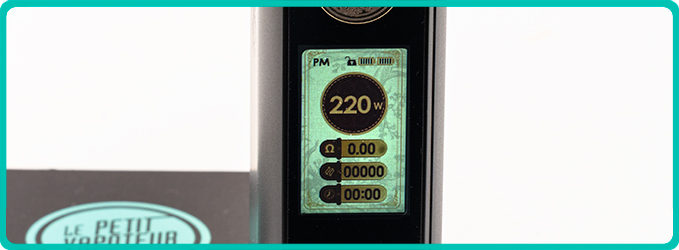 Modes de la dotBox 220W V2 Dotmod